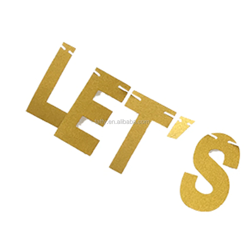 new bachelorette HEN party decorations supplies paper glitter LETS PARTY BITCHES BANNER bunting garland