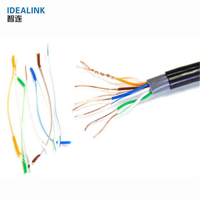 Китай производителей 10Ft 4 Пара Открытый Utp Cat 5 5E сетевой кабель