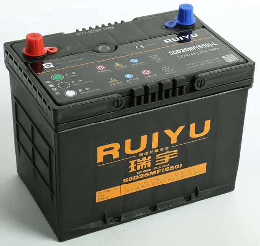 bateria auto 80d26l mf 12v70ah car battery