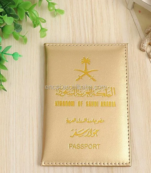 Encai Saudi Arabia OEM Passport Cover Travel Colorful Customized Passport Holder