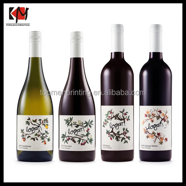 New arrival china professional wedding wine water bottle label printer