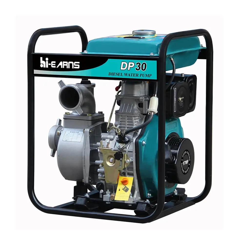 3inch agricultural diesel water pump and big fuel tank