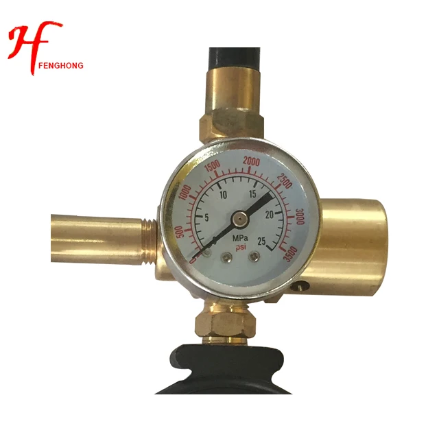 China Manufacturer brass Helium Tank Combo Mylar and Latex Balloon Filler Valve with 200 bar pressure