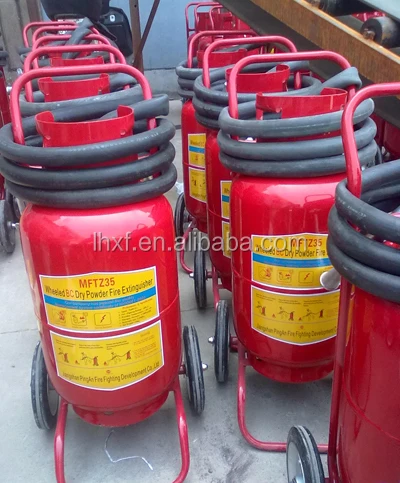 Jiangshan 35kg abc wheeled abc dry powder fire extinguisher