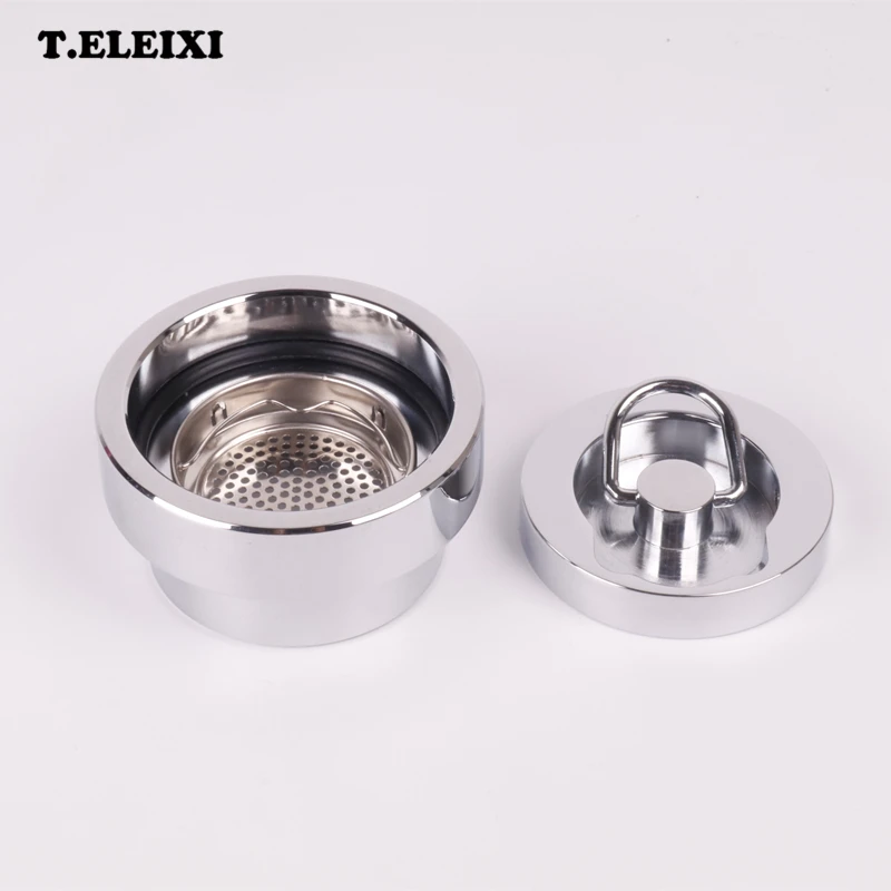 chrome plated kitchen sink water drain stopper