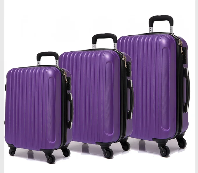 Factory Direct Supply Hot-Sell Iron Aluminum Trolley ABS PC LUGGAGE with 4 Airport Wheels