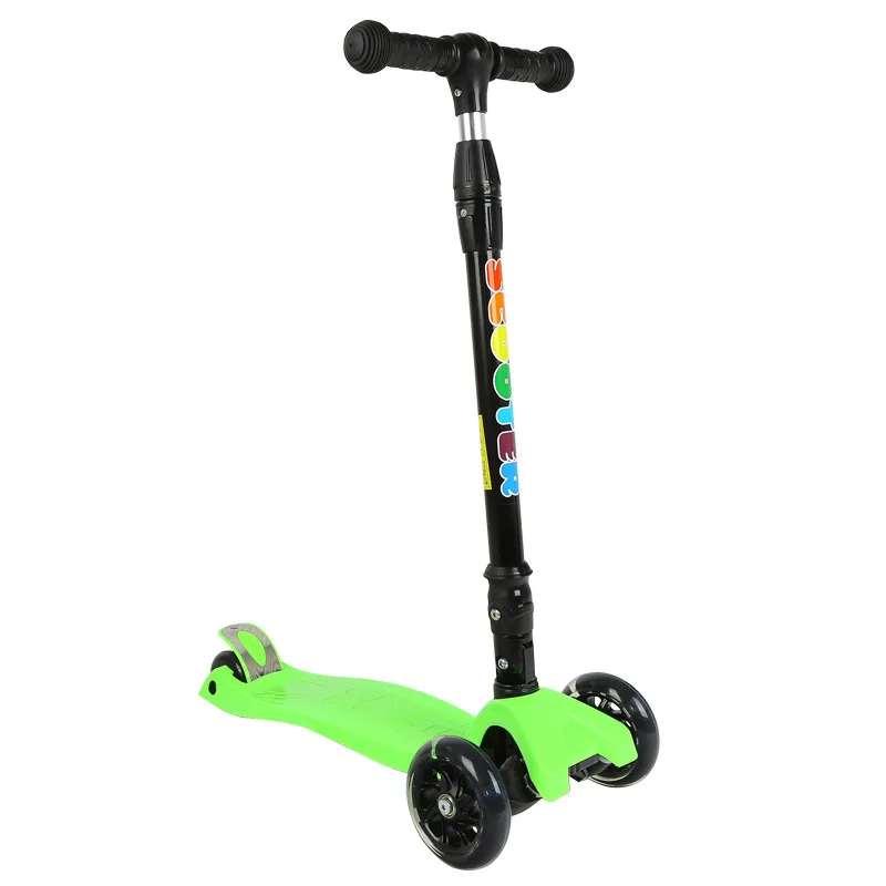 
Aluminum + Nylon+PP Material PU Wheel customized color three wheels kick scooter for outdoor toys 