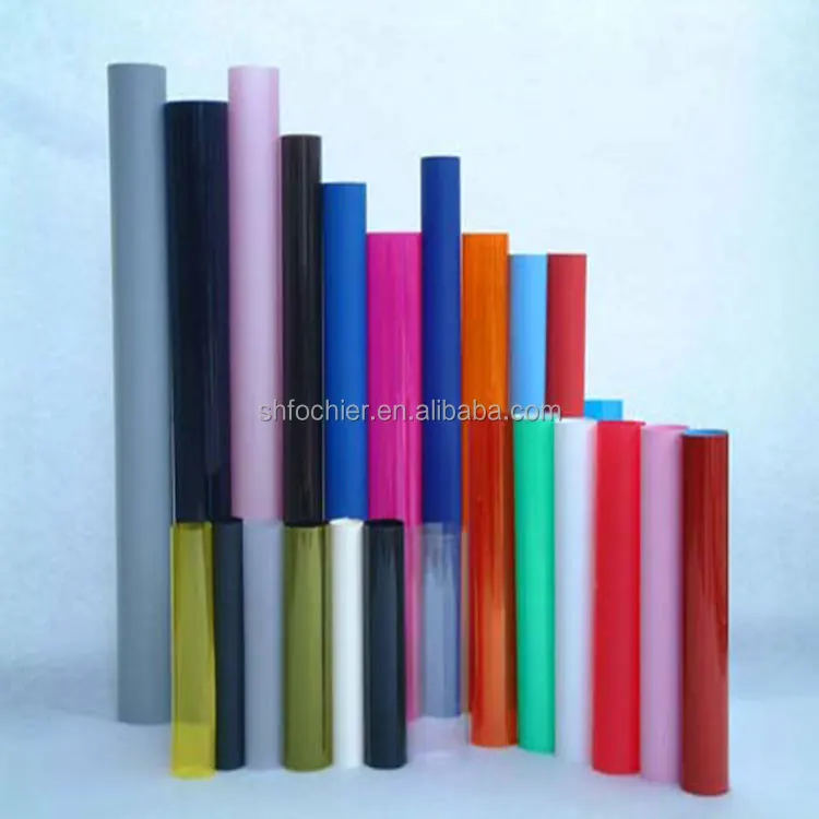 Colored flexible plastic PVC sheet rolls hard plastic sheets PVC 1mm