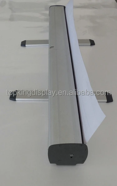 Customized retractable aluminum roll up banner stand display for selling