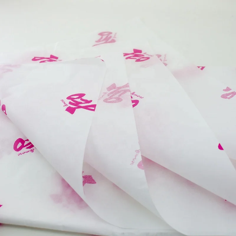 
Custom Pink Logo Printing White Tissue Wrapping Paper For Clothes,Shoes Packaging 
