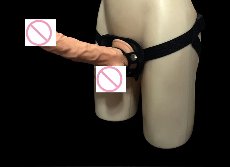 Pink Penis Big Cock & Dildo for Women Wear Strap Adult Toy