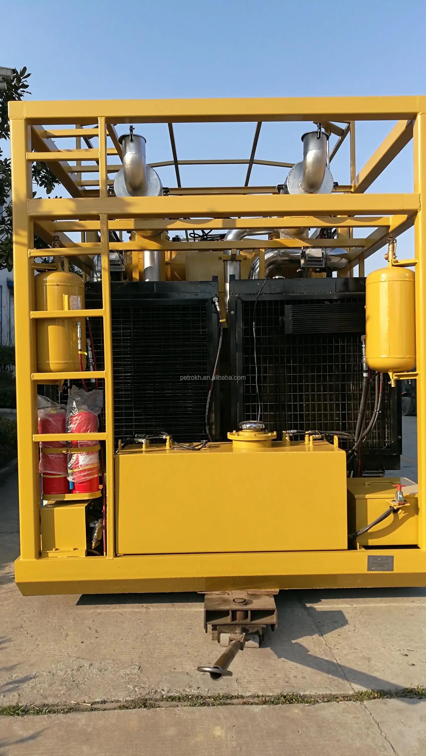 
twin engine twin pump skid-mounted unit 