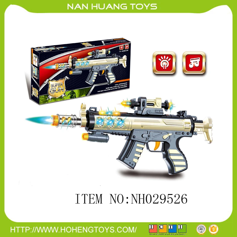 Toy Back Submachine Gun for Kids2018 Electric Solid Electronic Toy Plastic with Infrared Ray ABS