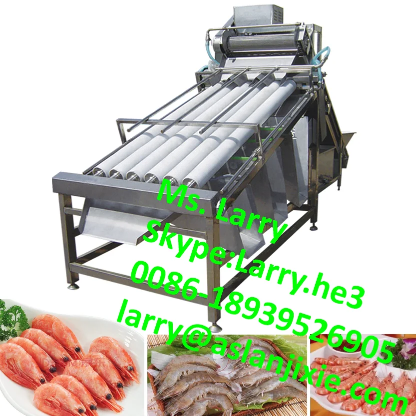 6 grade fish shrimp sorting machine/shrimp roller sorting machine