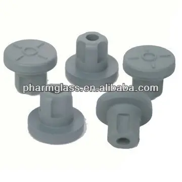 rubber stopper lyophilization closures for injection vials standard size 13mm 13-D4 butyl rubber stoppers