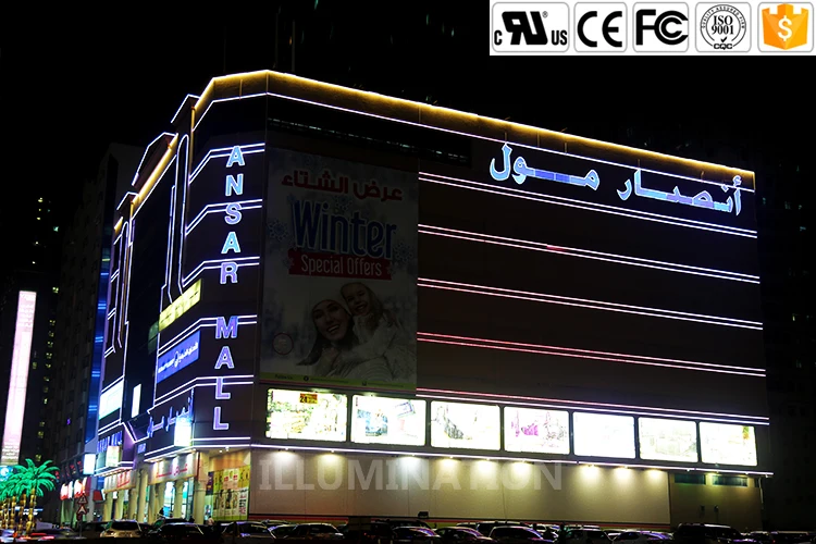 Водонепроницаемый светодиодный светильник для фасада IP68