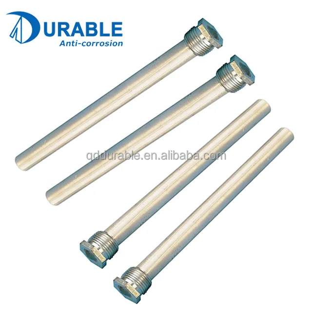 Corrosion control Extruded Water Tank Magnesium Anodes Rod for solar or electric water heaters