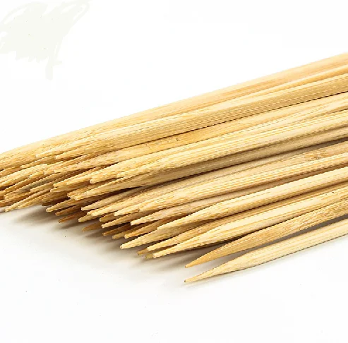 Food grade bamboo tableware Disposable Bamboo Skewer BBQ Sticks