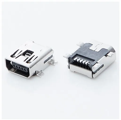 SM/SMD MINI USB AB TYPE 5P Female Conn connectors/jack/socket
