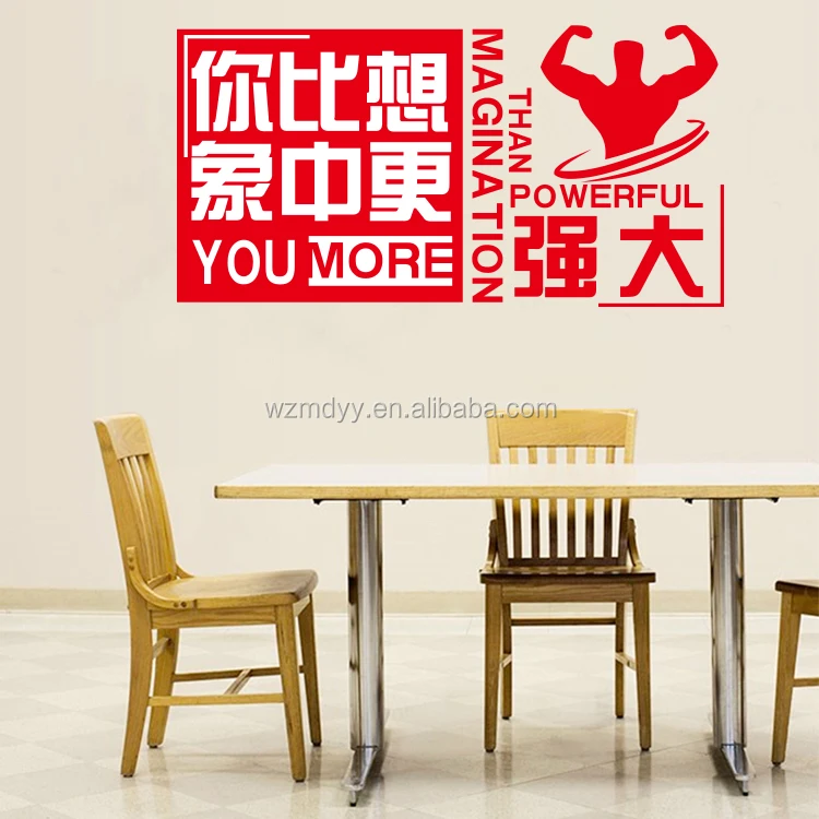 
Encouragement words wall sticker great wall sticker for office decoration 