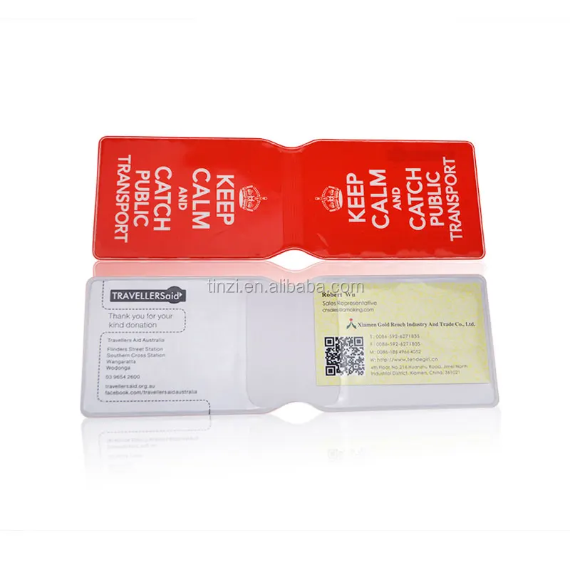 Colorful Fashion Double PVC Oyster Card Holder