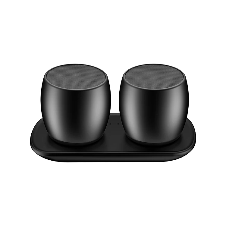 Портативный магнитный настоящий беспроводной динамик со встроенным микрофоном, беспроводной мини-динамик 2018