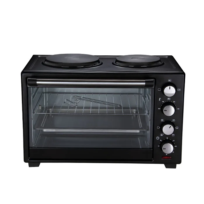38L electric oven with 2 hot plates