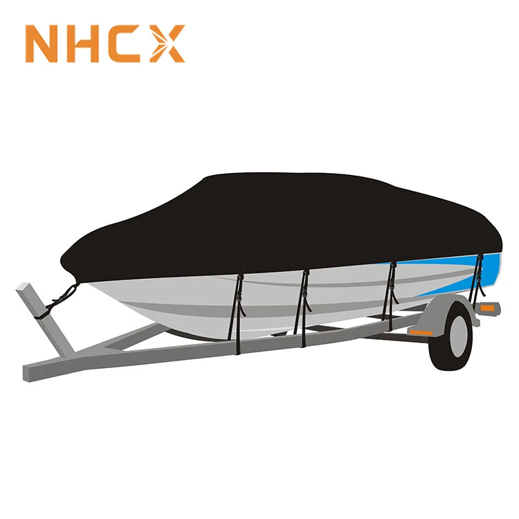 NHCX Inventory Provide 2-days Delivery D Style boat cover Black