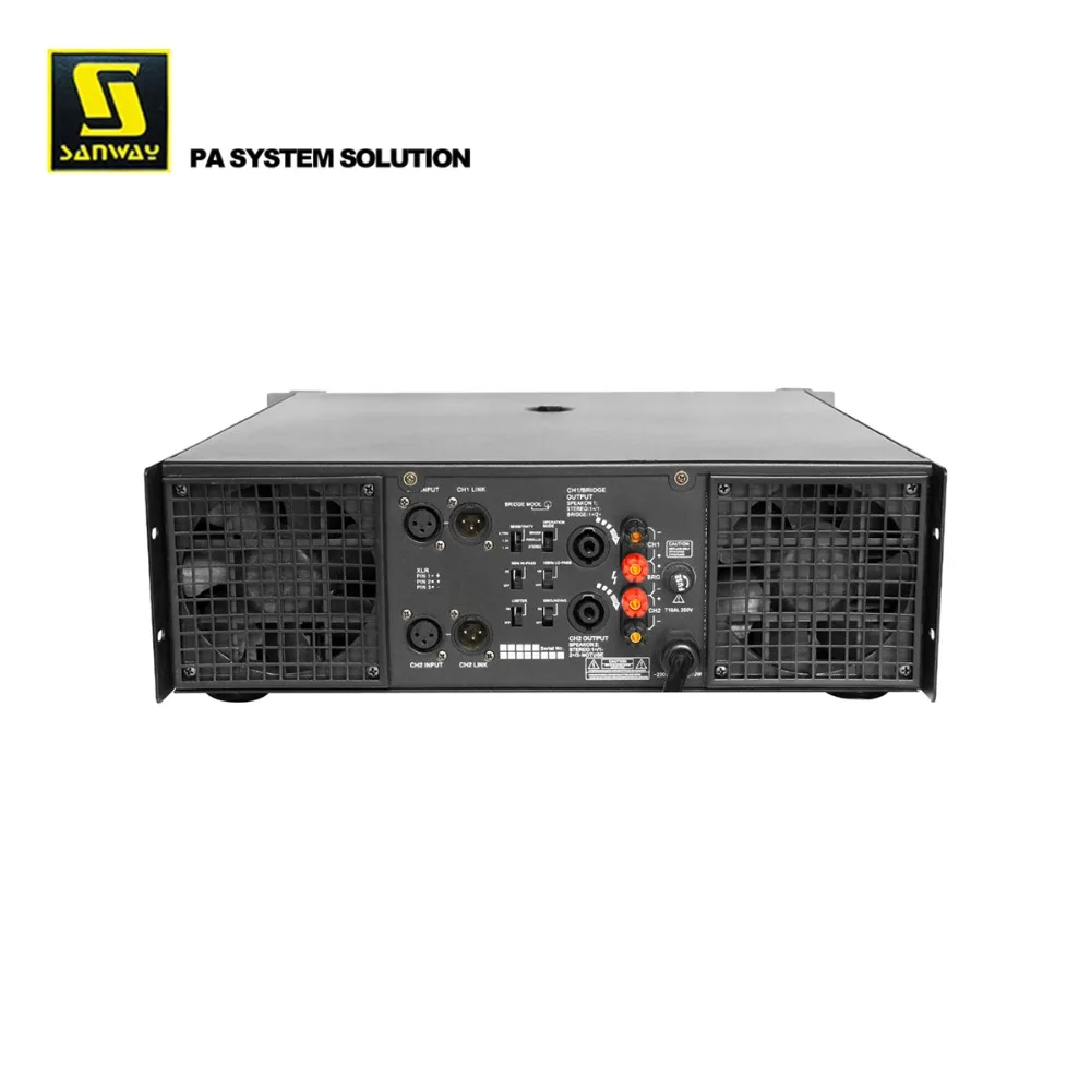 Dual Channels Class H Transformer Power Amplifier