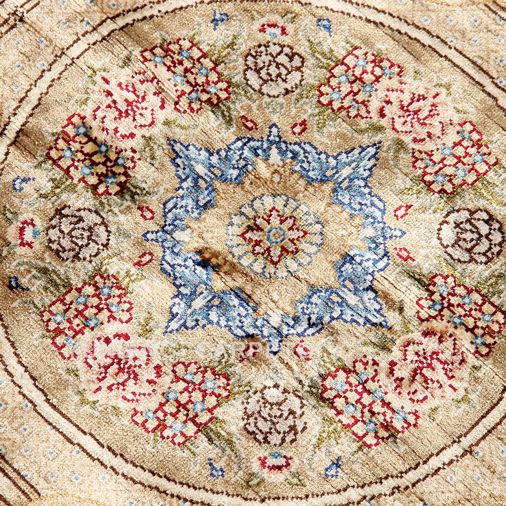 Hand Knotted Double Knot High Density Washable Handmade Carpet Red Carpet