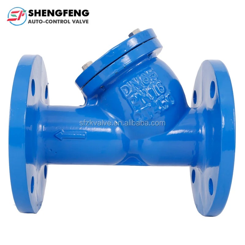 BS cast iron GGG50 DN100 PN16 Y filter strainer