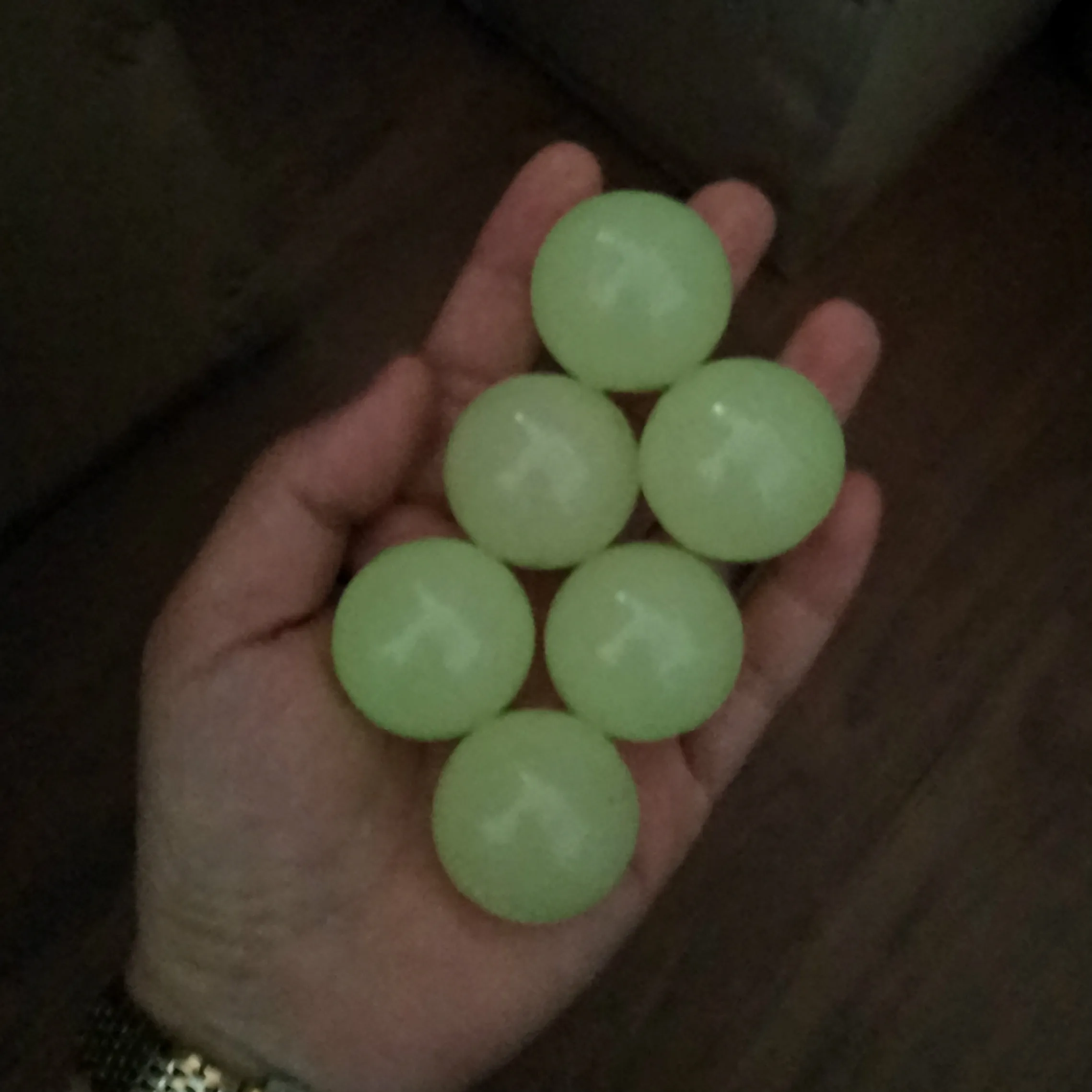 VIA Glow  in the dark bouncy balls rubber material promotional toy gift toys 27/32/35/38/45/49/60mm