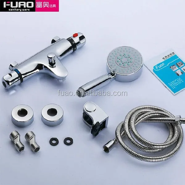 Горячая Распродажа настенный термостатический смеситель FUAO для ванны и душа