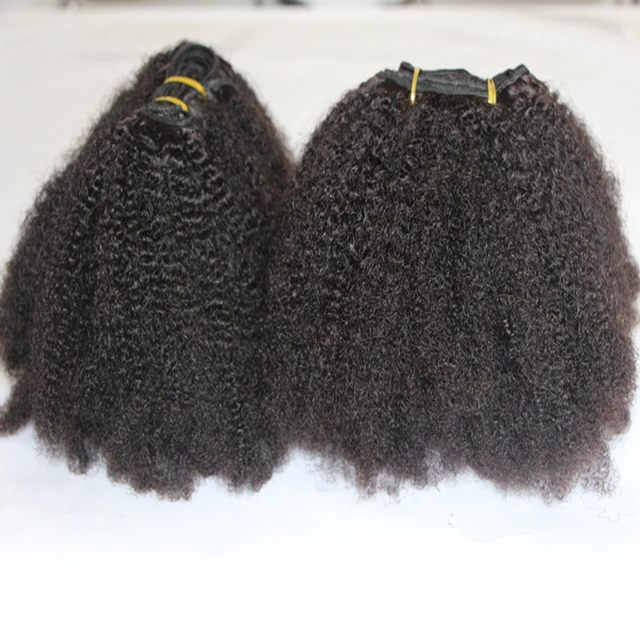 
Unprocessed Wholesale Yvonne Hair Afro Kinky Human Hair Can Dye and Bleach 