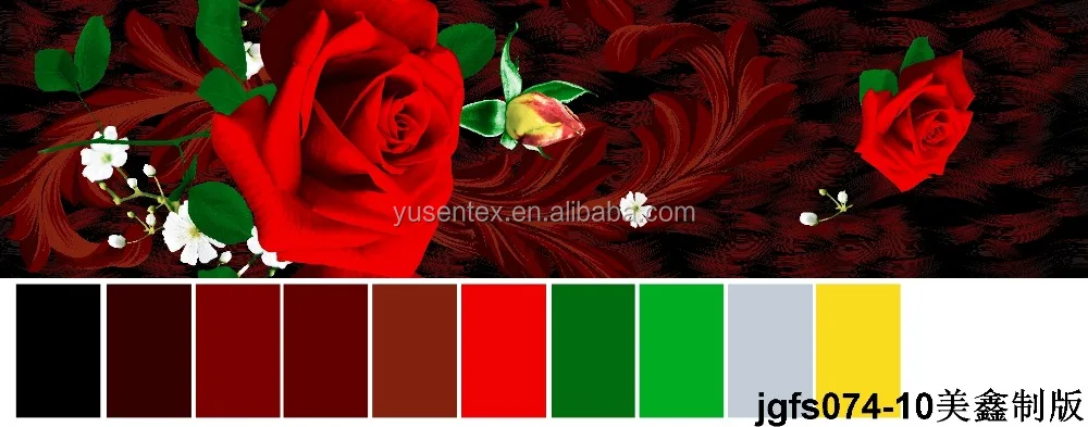 
Bed sets designs polyester brushed fabric with 3D disperse printing from ZHEJIANG CHANGXING city 