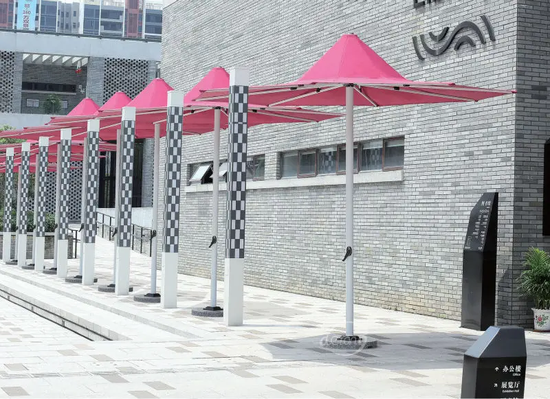 Дизайн моды открытый цветок украшения дома сад патио зонтик/сад зонтик и базы