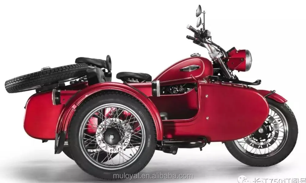 Unique Design big power 650cc Motorcycle Trike Tricycle Side Car