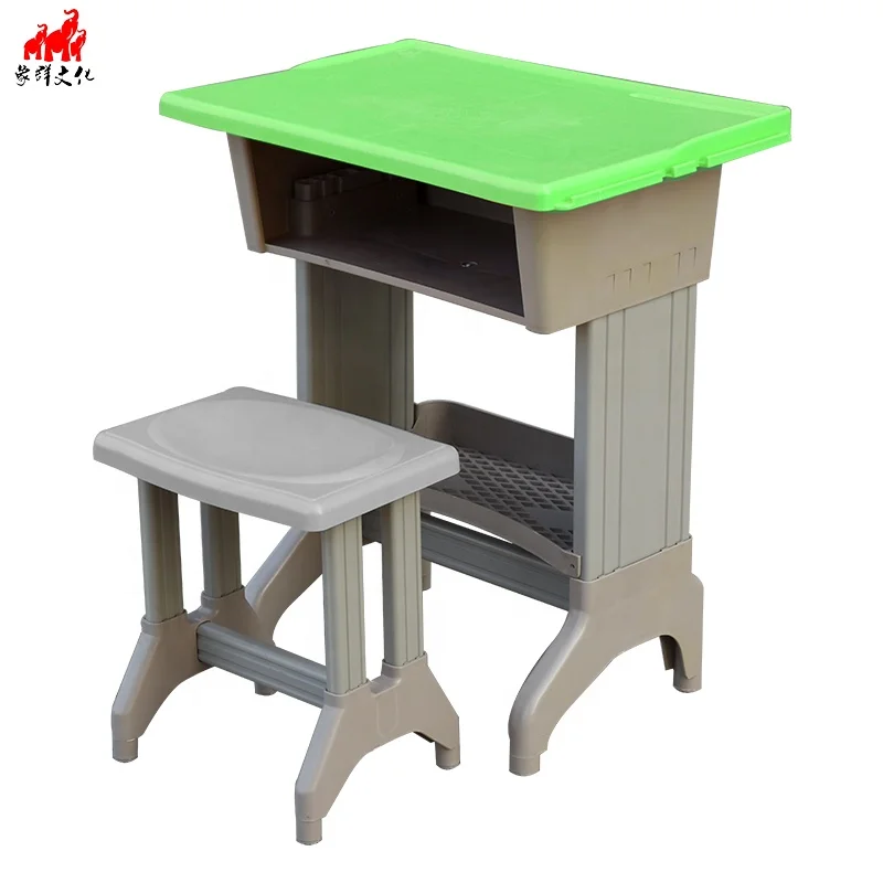 
quality school table and chair set for primary school with hang bag kids single double table 