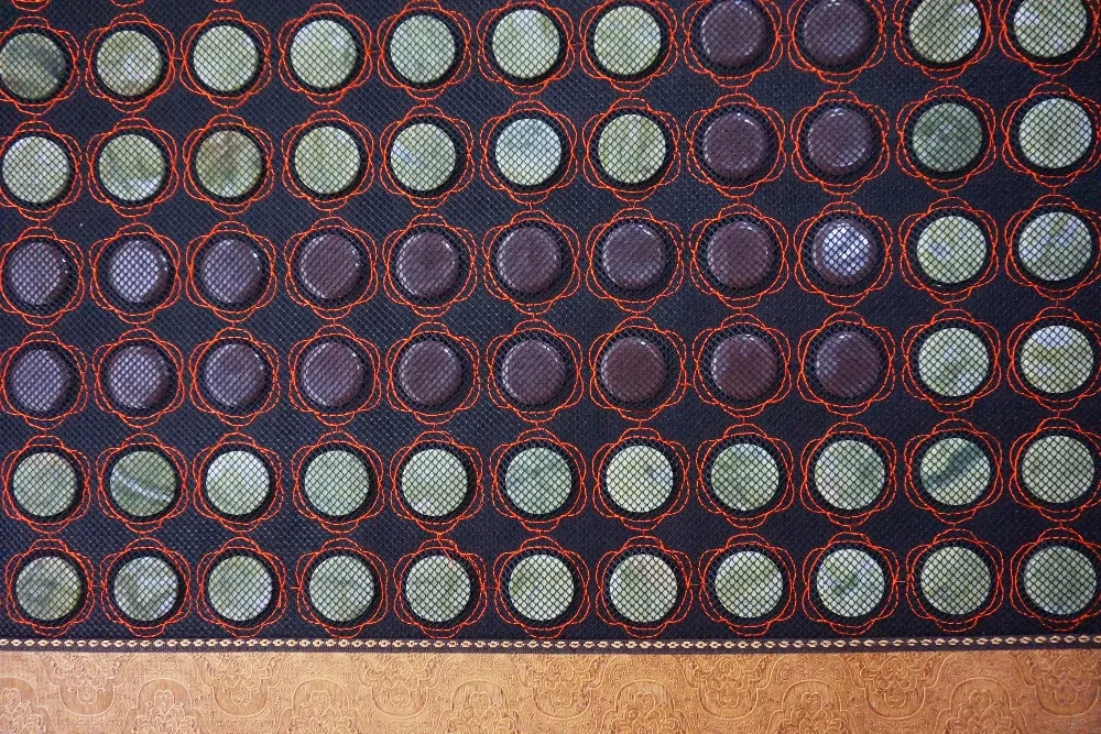 infrared heated negative ion thermal jade Germanium health massage mattress