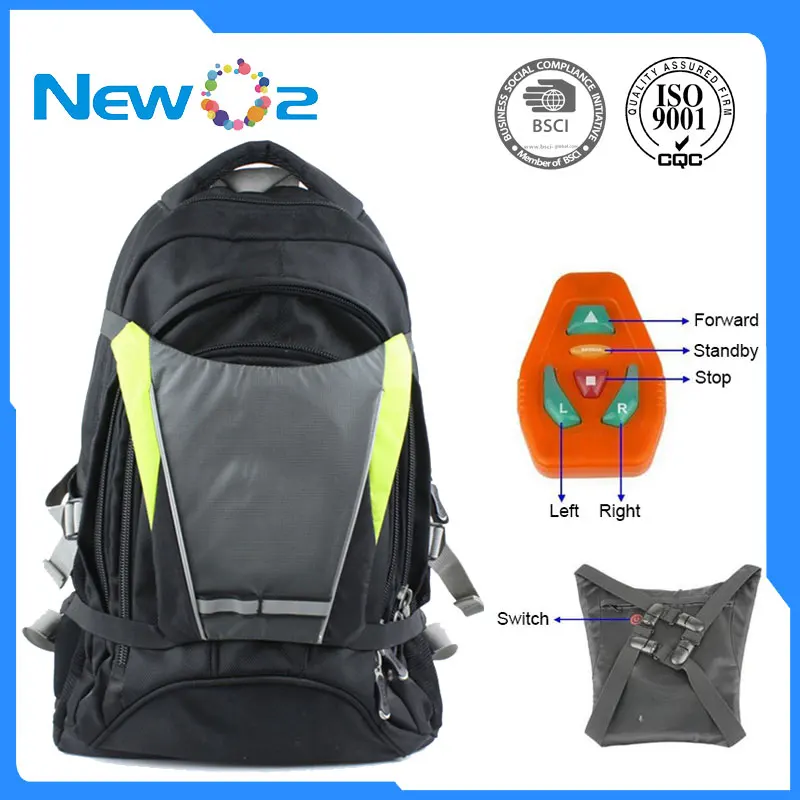 Trendy Turn Signal Light Reflective Wireless Control Water Resistant Night Safety Cycling Bike Outdoor Detachable LED Vest Pack