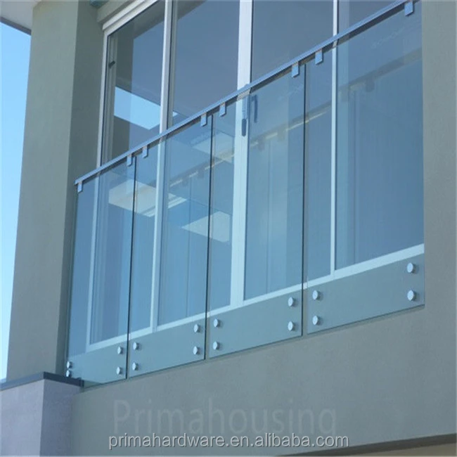 Factory Price Frameless Patch Glass Railing System for Terrace and Staircase Handrail