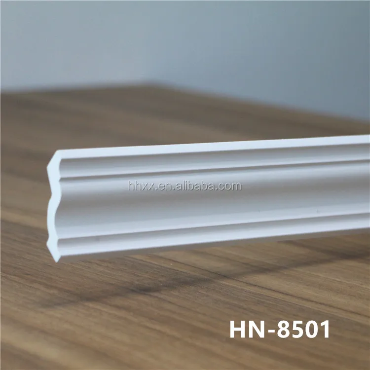 2017 2021 new model PU plain corner Crown molding board gold and white plate cornices