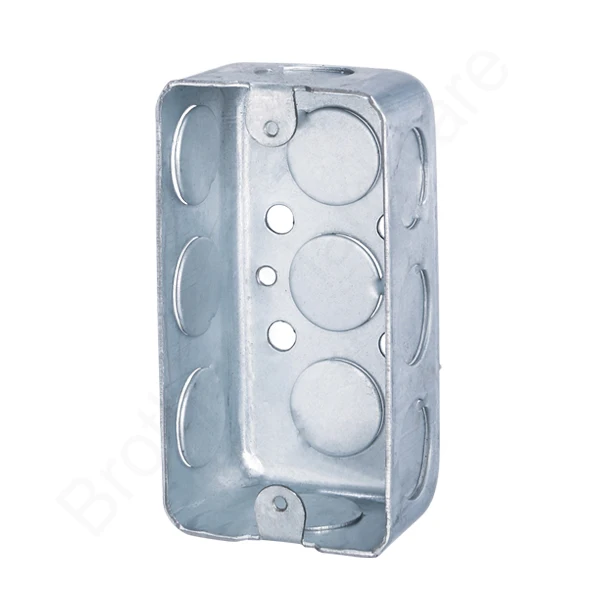 2x4 прямоугольная электрическая распределительная коробка из нержавеющей стали