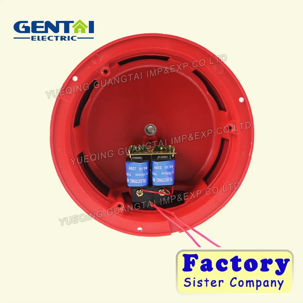 High Quality AC220V Red Electric Fire Alarm Bell for Fire Alarm system