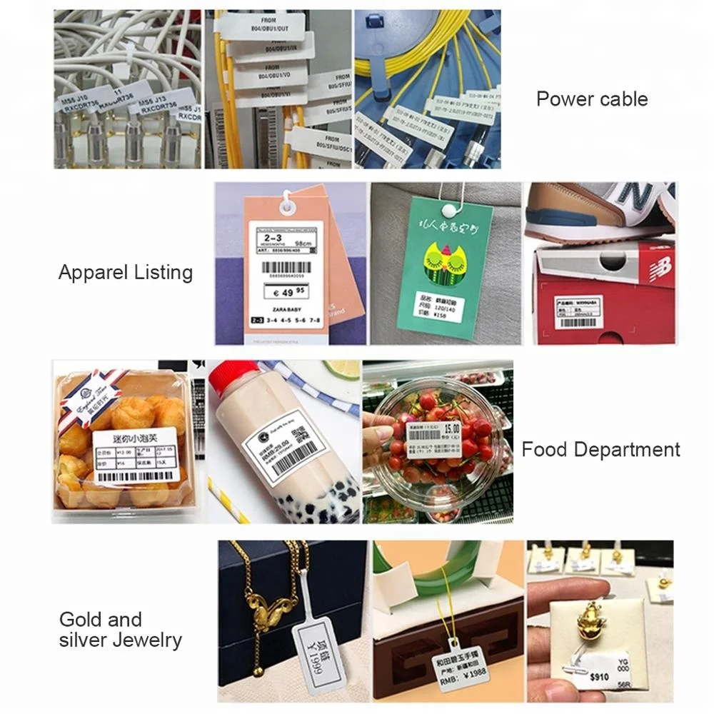 PUTY PT-50DC small shipping label printer mobile thermal label color printer