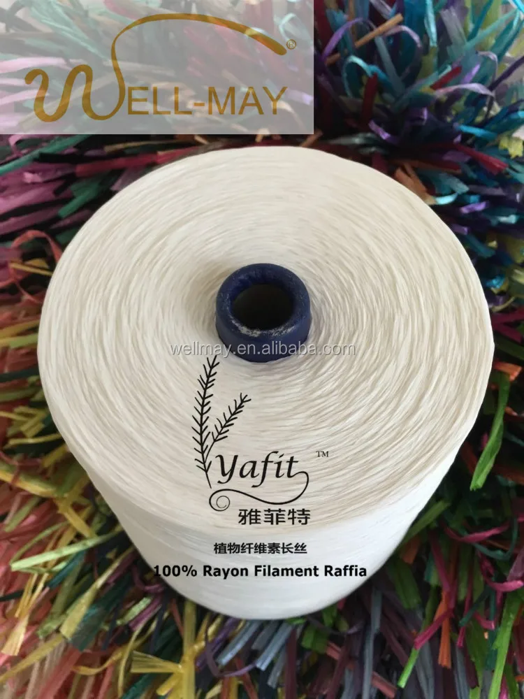 YAFIT RAYON YARN(RAYON RAFFIA) 4000D Dull raw material cones
