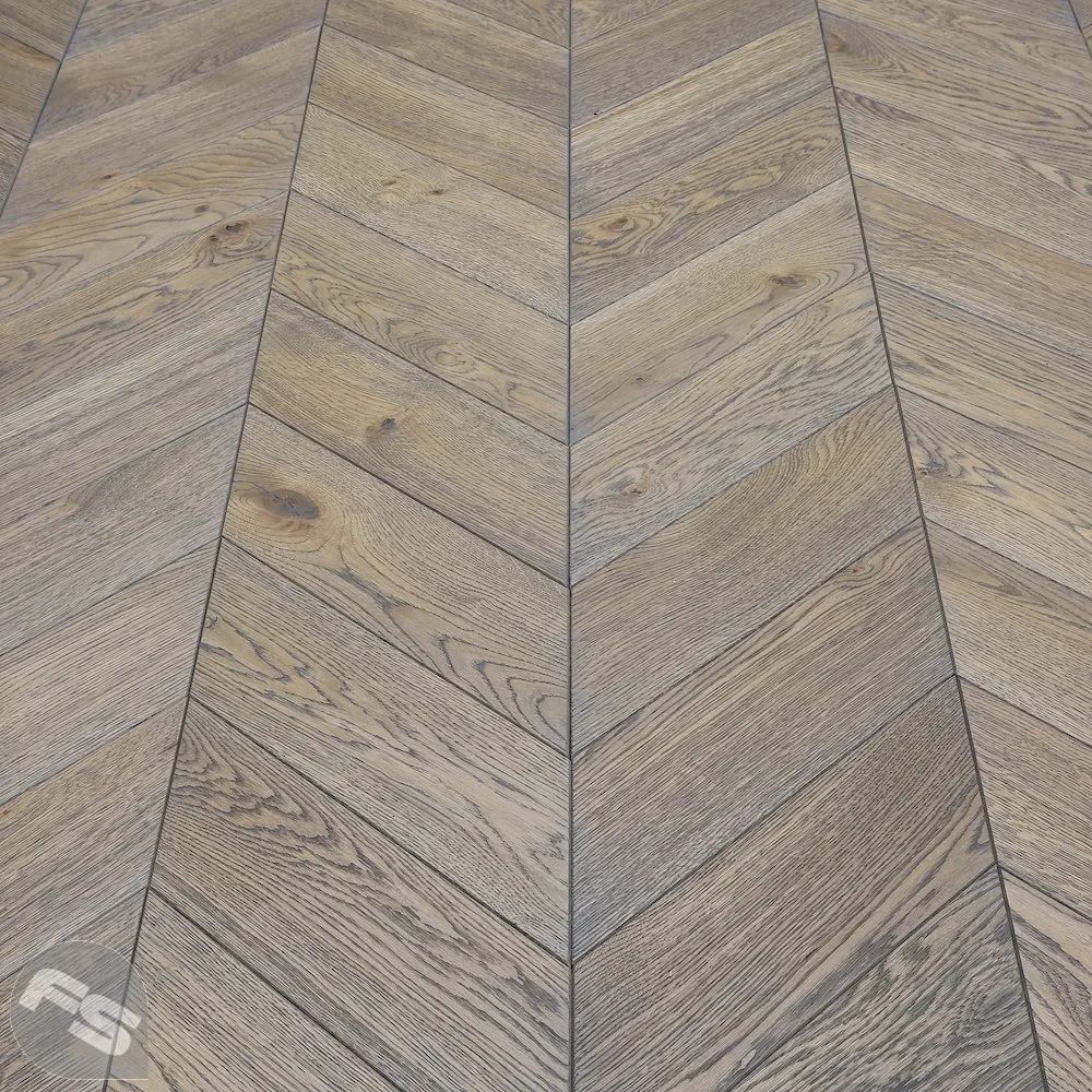 New design high quality oak engineered chevron parquet flooring