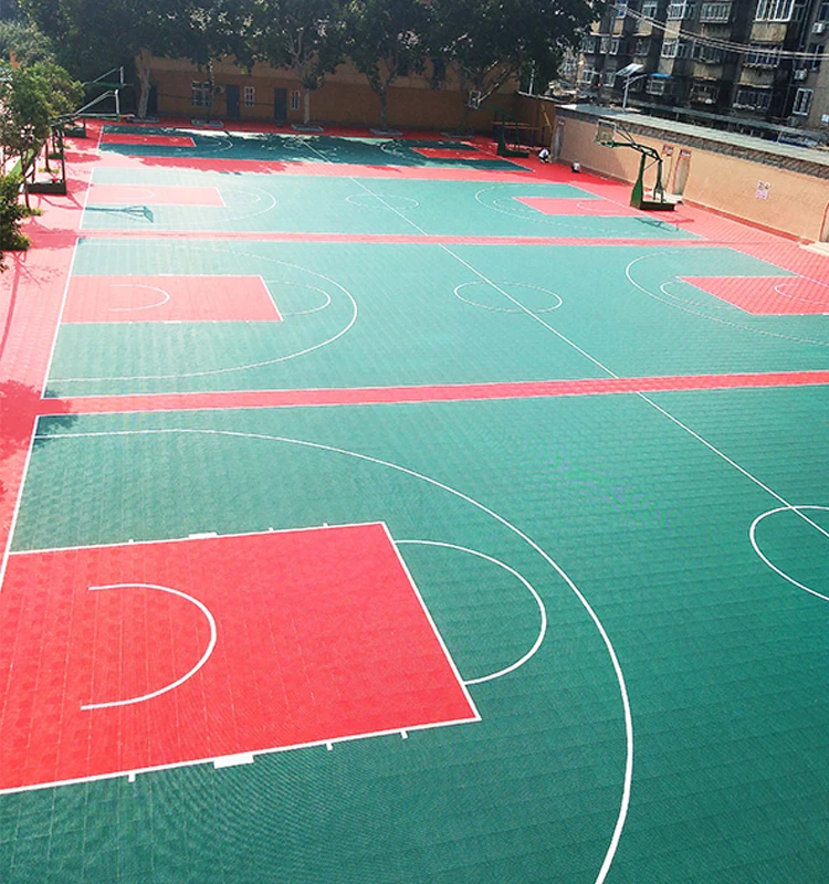 Premium Factory Pickleball Court Eco-Friendly Inter locking Basketball Court Flooring Material Sports Court Floor