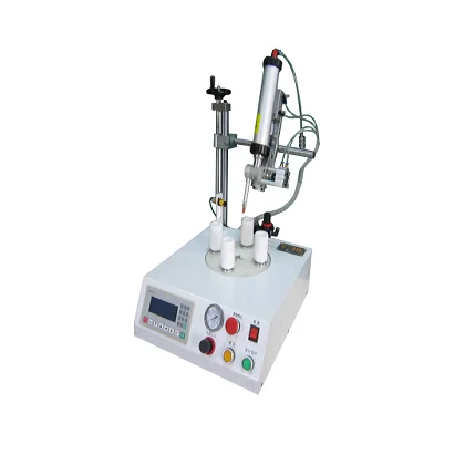 
bulb gluing high capacity LED bulb glue dispensing machine reliable supplier bulb glue dispenser 