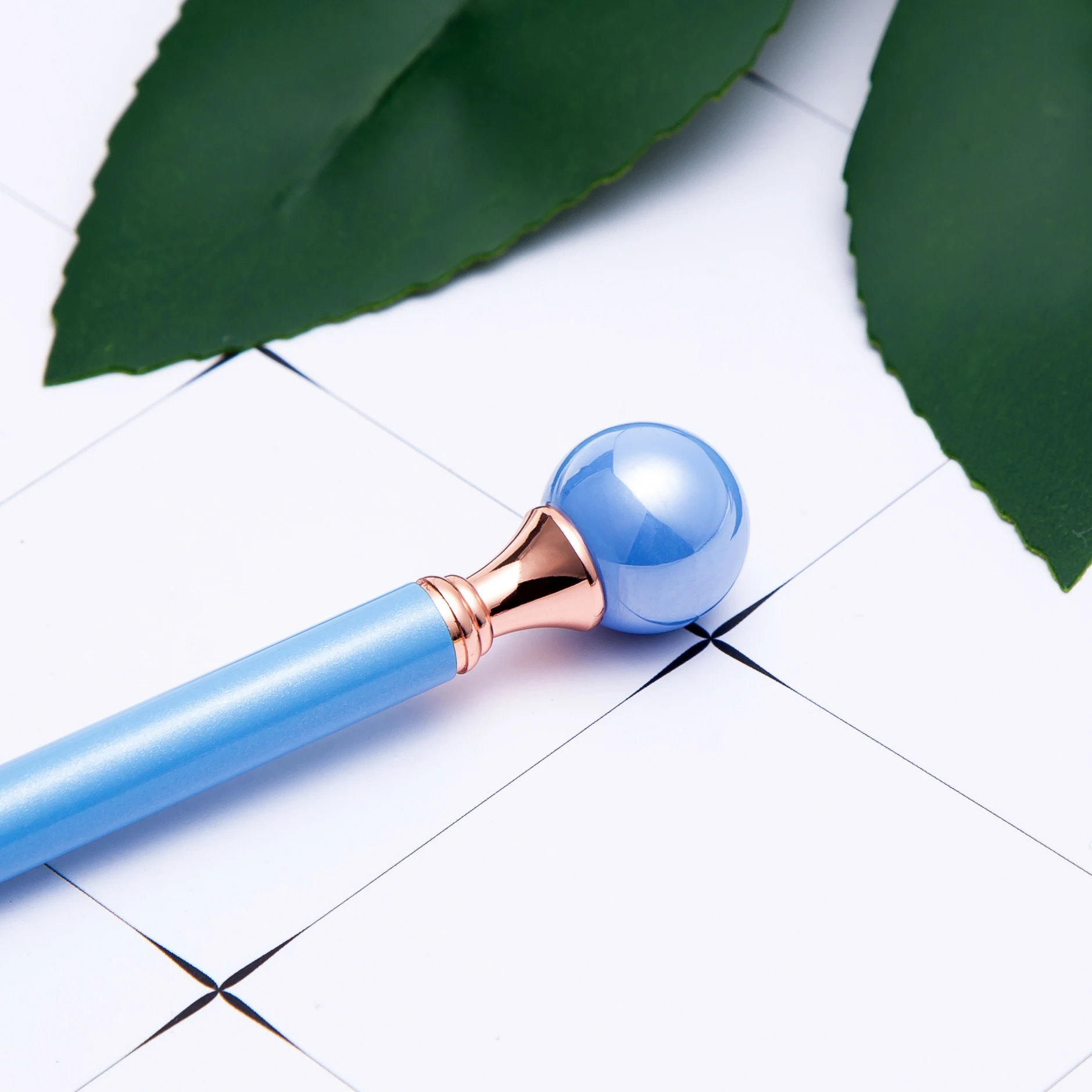 New Design Women Cute Luxury Metal Promotional Pearl Ballpoint Pen with Custom Wedding Gift Logo